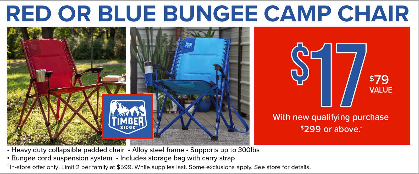 Bungee Camp Chair Premium