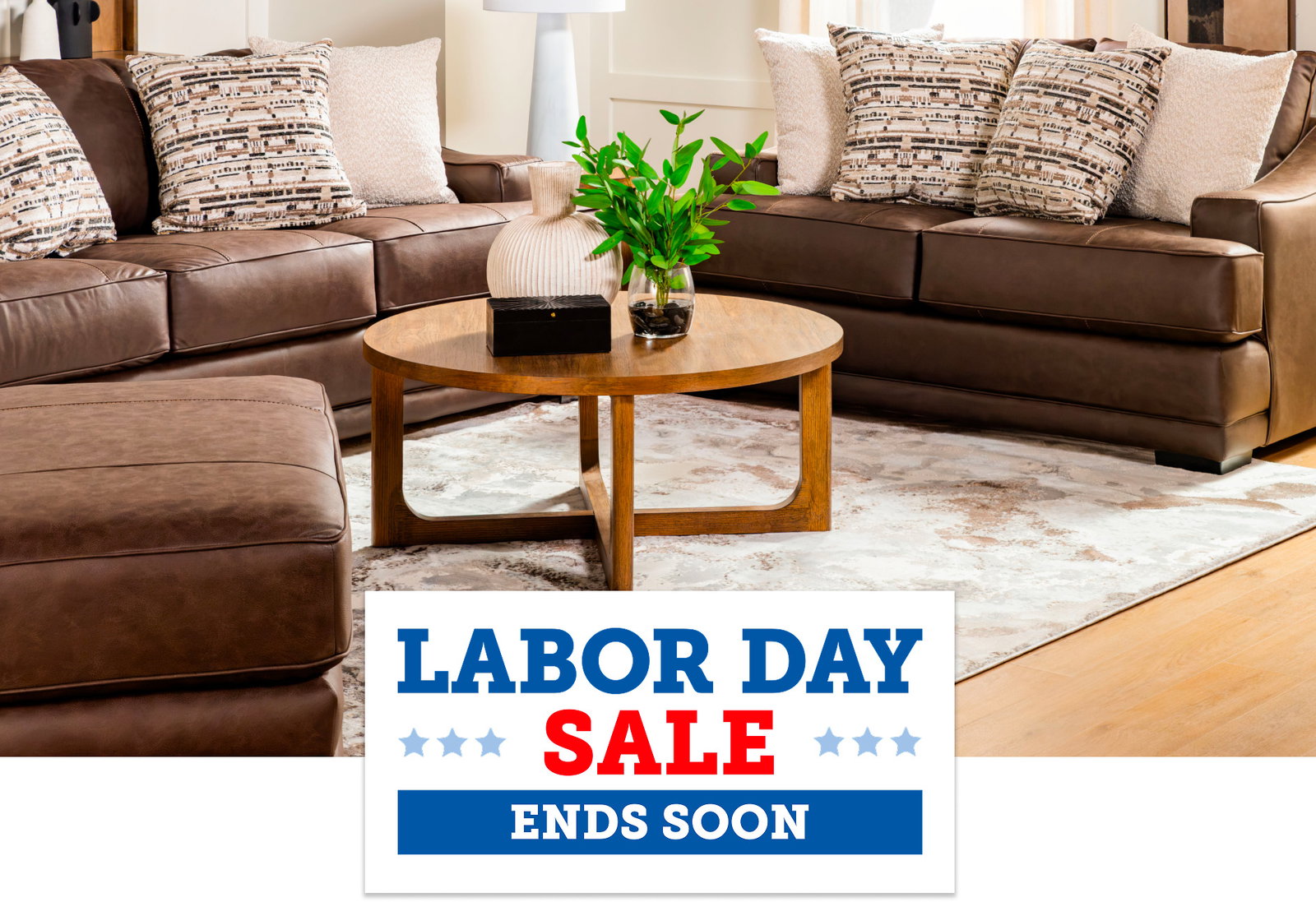 Labor Day Ends Soon Living Room Header