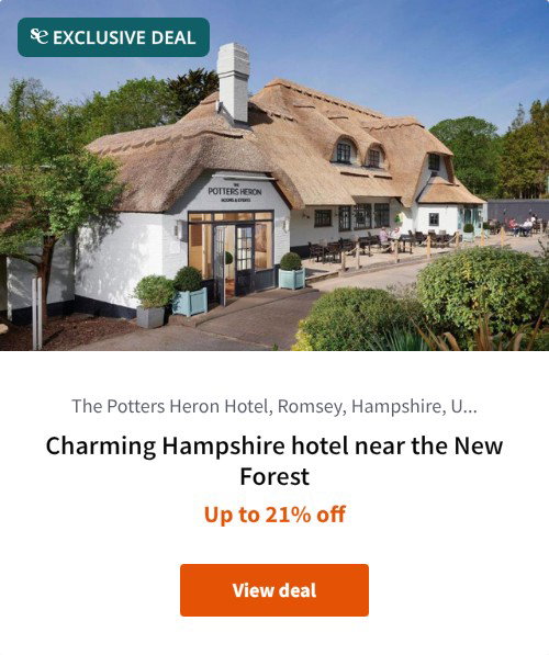 Charming Hampshire hotel near the New Forest