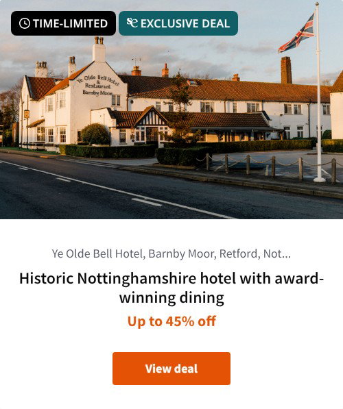 Historic Nottinghamshire hotel with award-winning dining