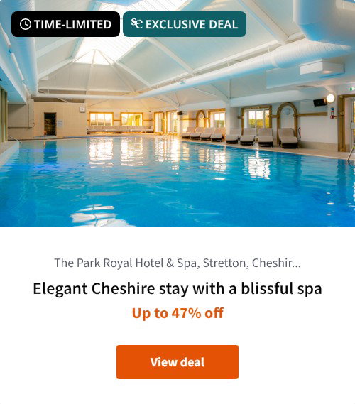 Elegant Cheshire stay with a blissful spa