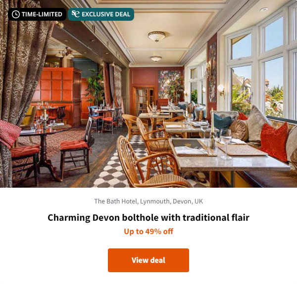 Charming Devon bolthole with traditional flair