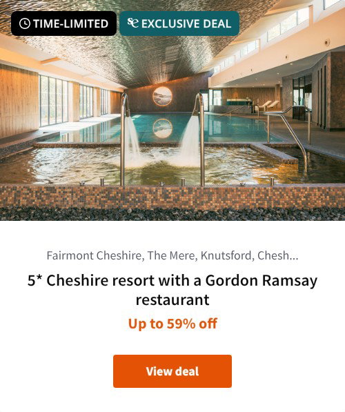 5* Cheshire resort with a Gordon Ramsay restaurant