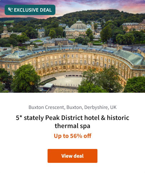 5* stately Peak District hotel &amp; historic thermal spa