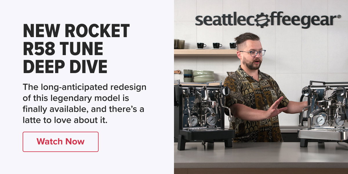 NEW ROCKET R58 TUNE DEEP DIVE The long-anticipated redesign of this legendary model is finally available, and there’s a latte to love about it.   CTA: Watch Now