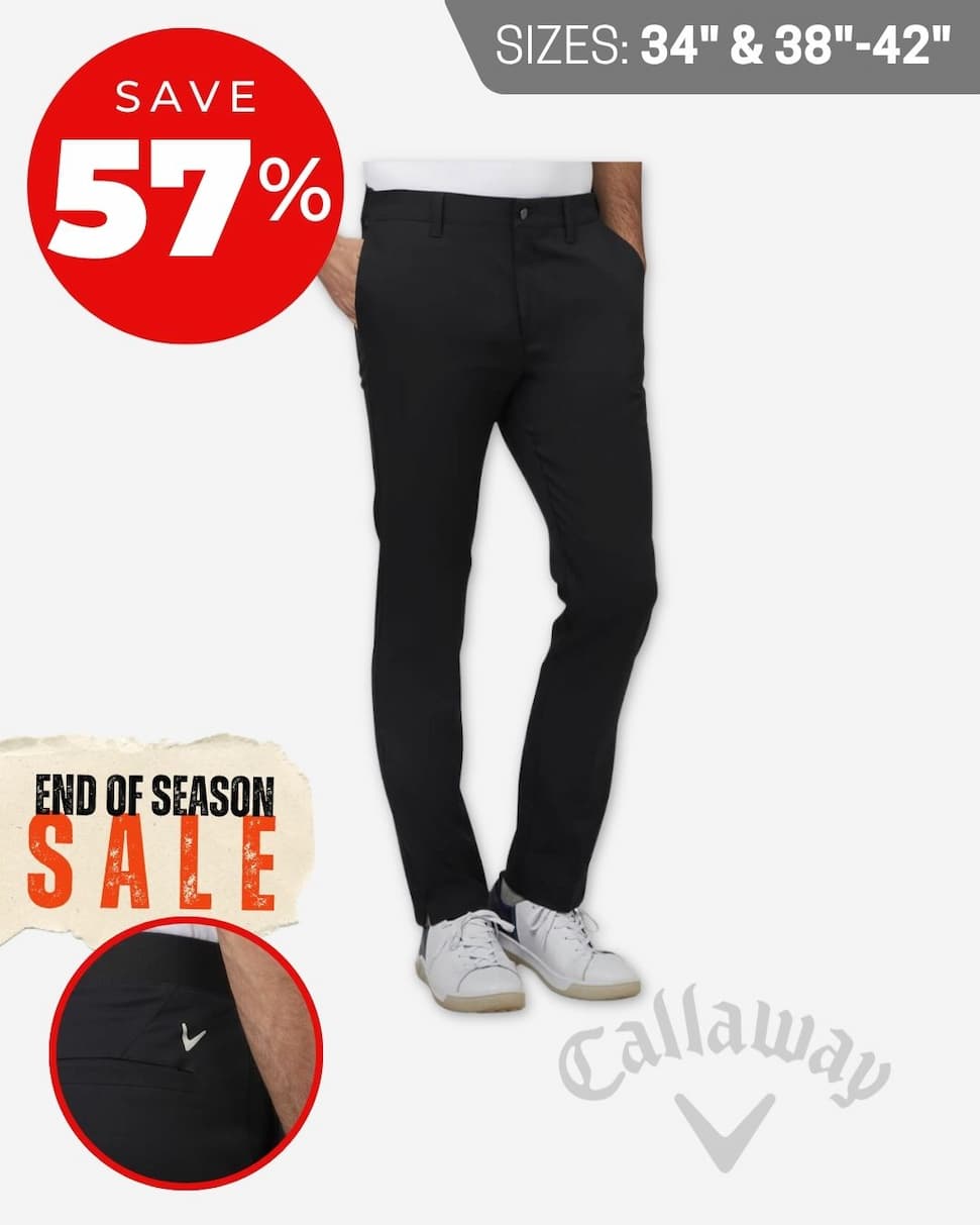 Callaway Mens X Tech III Chevron Flex Stretch Golf Trousers