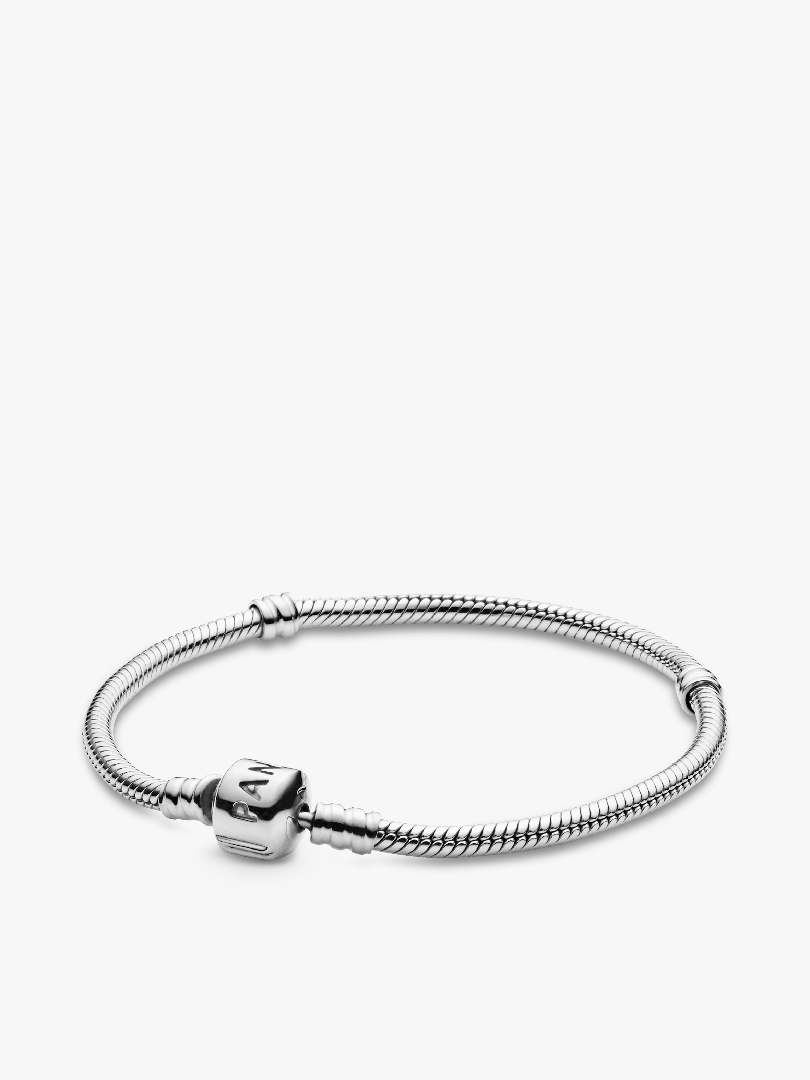 Pandora Moments Barrel Clasp Snake Chain Bracelet
