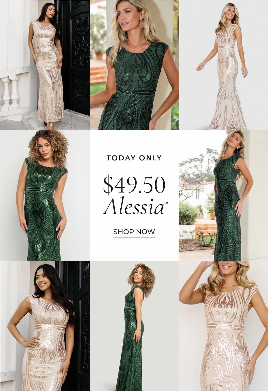 TODAY ONLY! $49.50 Alessia