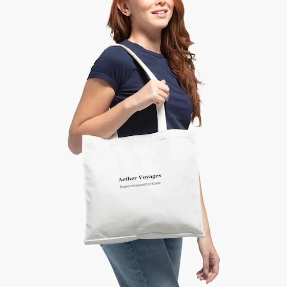 VistaPrint® Cotton Tote Bag – 34 cm H x 34 cm W