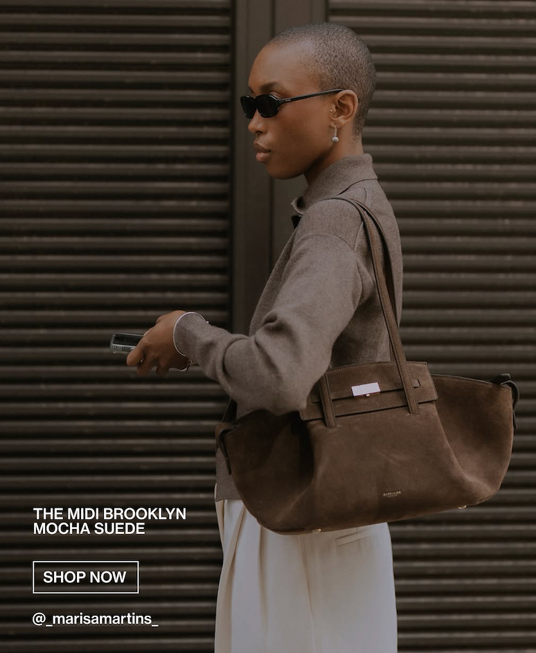 the midi brooklyn mocha suede
