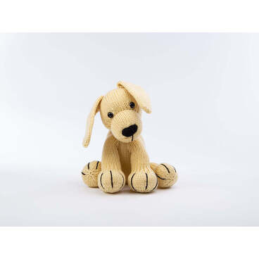 Dexter the Labrador - Toy Dog Knitting Pattern in Deramores Studio DK Acrylic