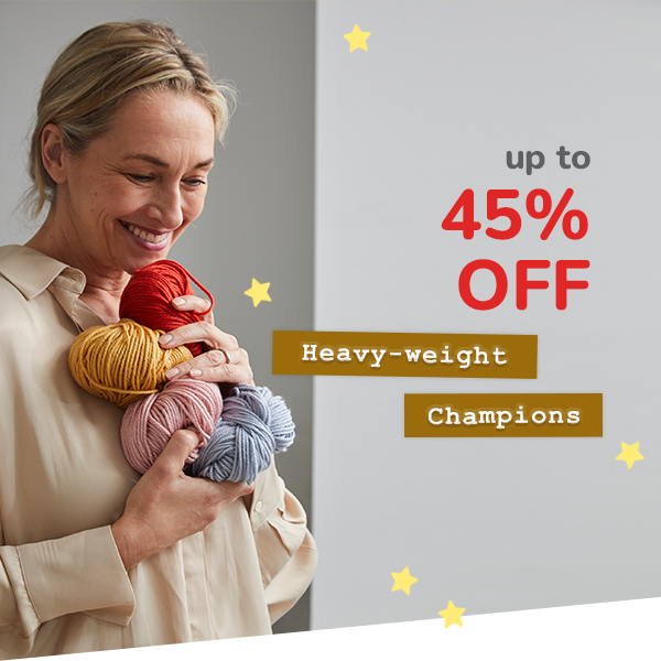 Up to 45% off Heavy-weight Yarns