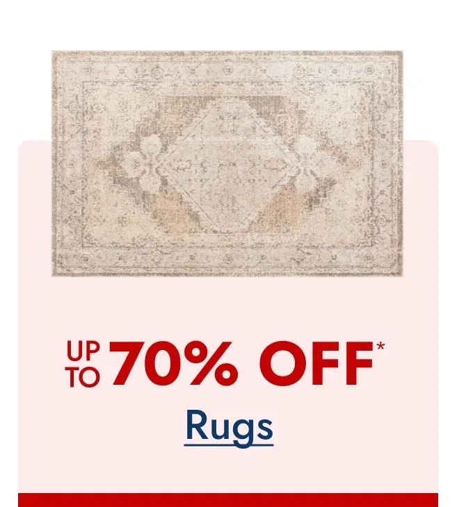 Rugs - Up to 70% off