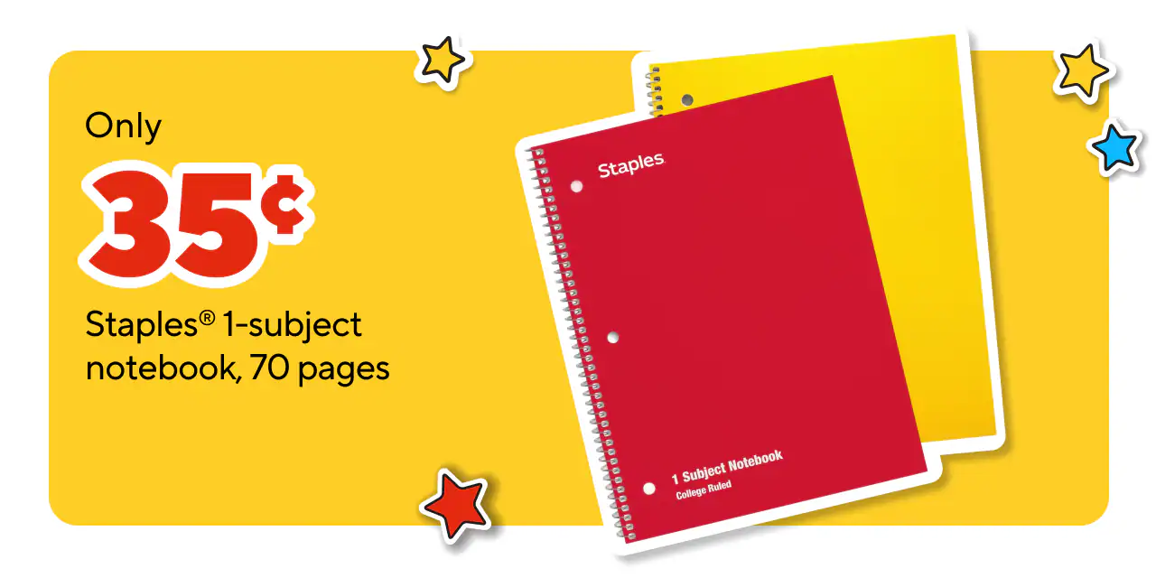 $.35 Notebooks