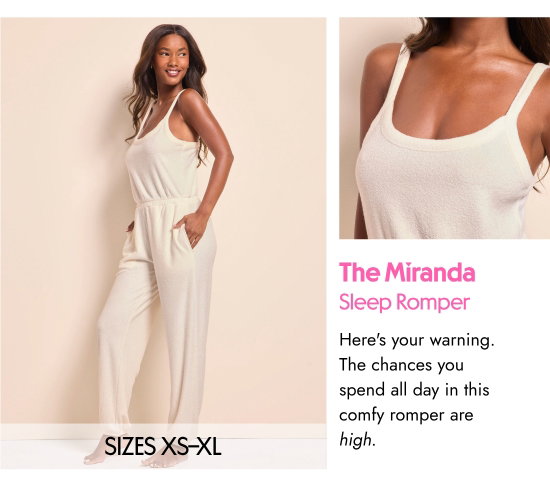 The Miranda Sleep Romper - Here is your warning. The chances you spend all day in this comfy romper are high.