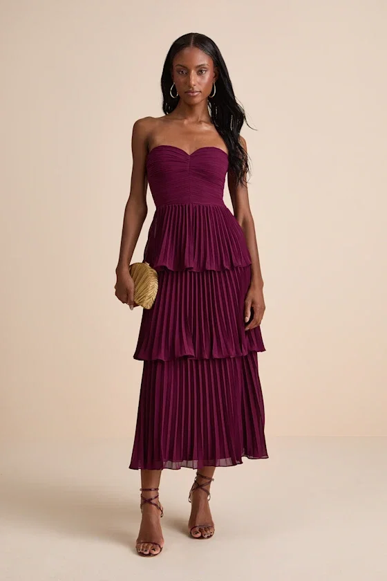 Image of The Seriously Sensational Dress in Plum