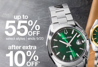 up to 55% OFF after extra 10% OFF* with coupon | select styles | ends 9/20