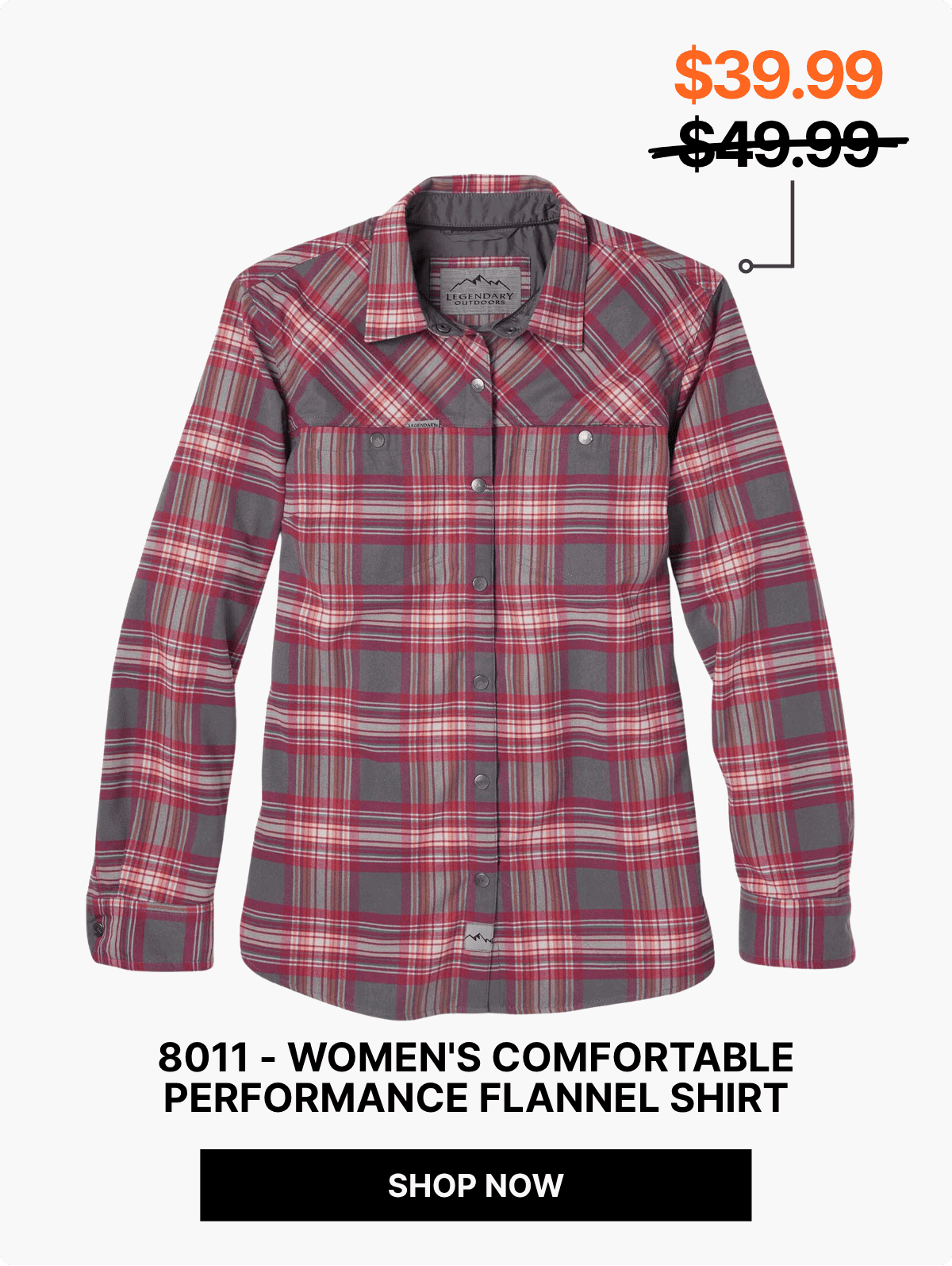 Women's Comfortable Performance Flannel Shirt