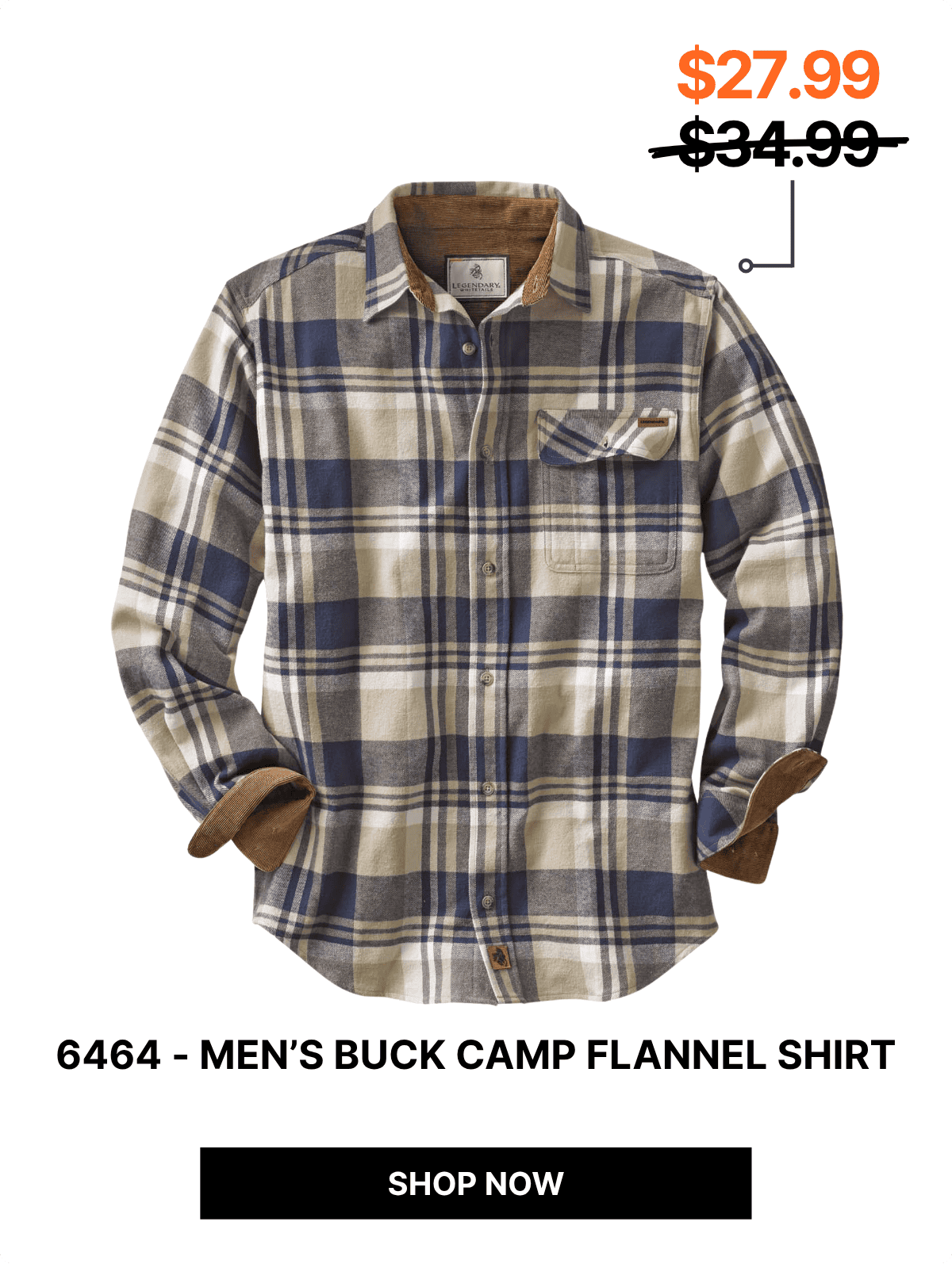 Men's Buck Camp Flannel Shirt