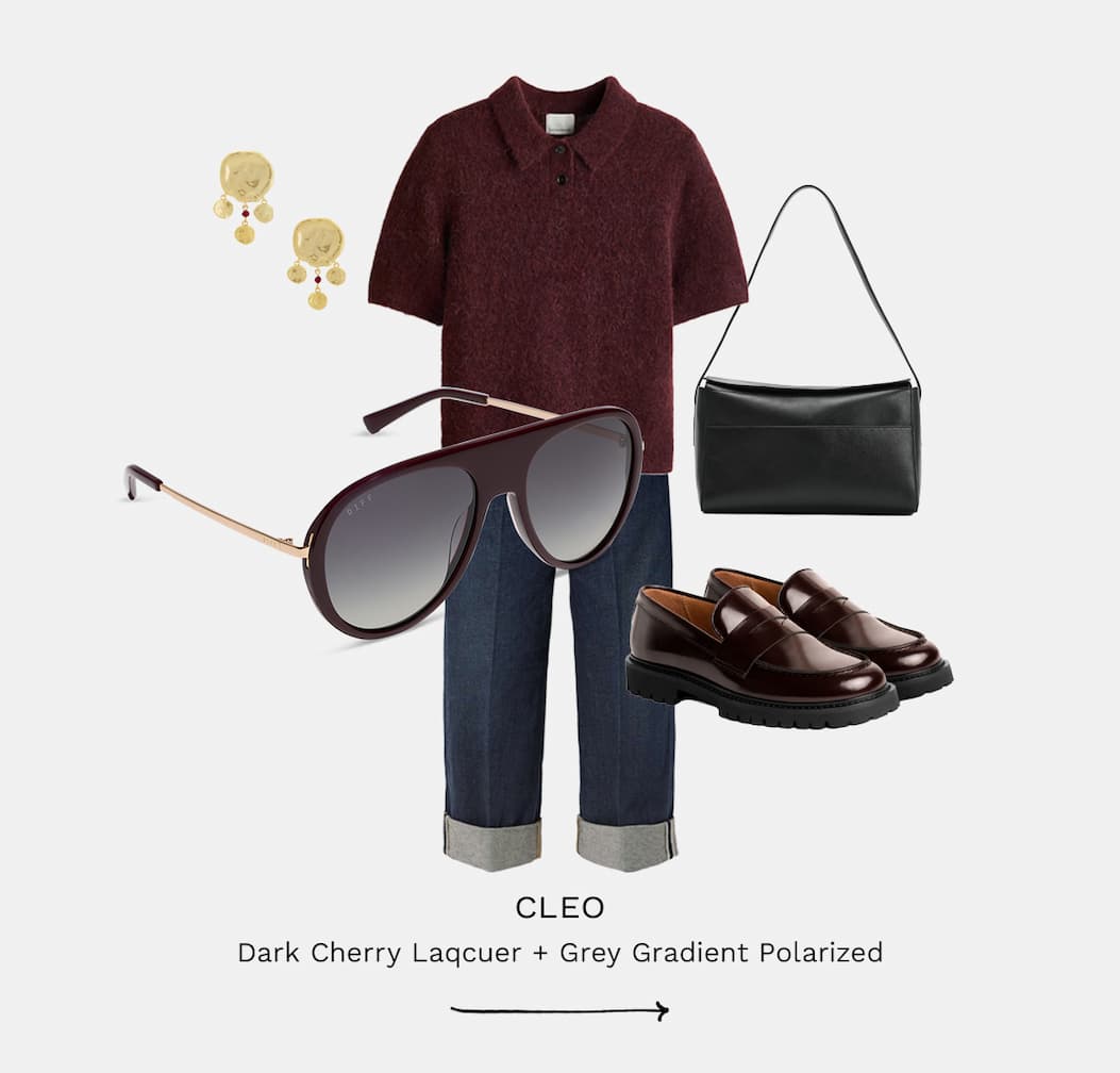 Shop Cleo in Dark Cherry 