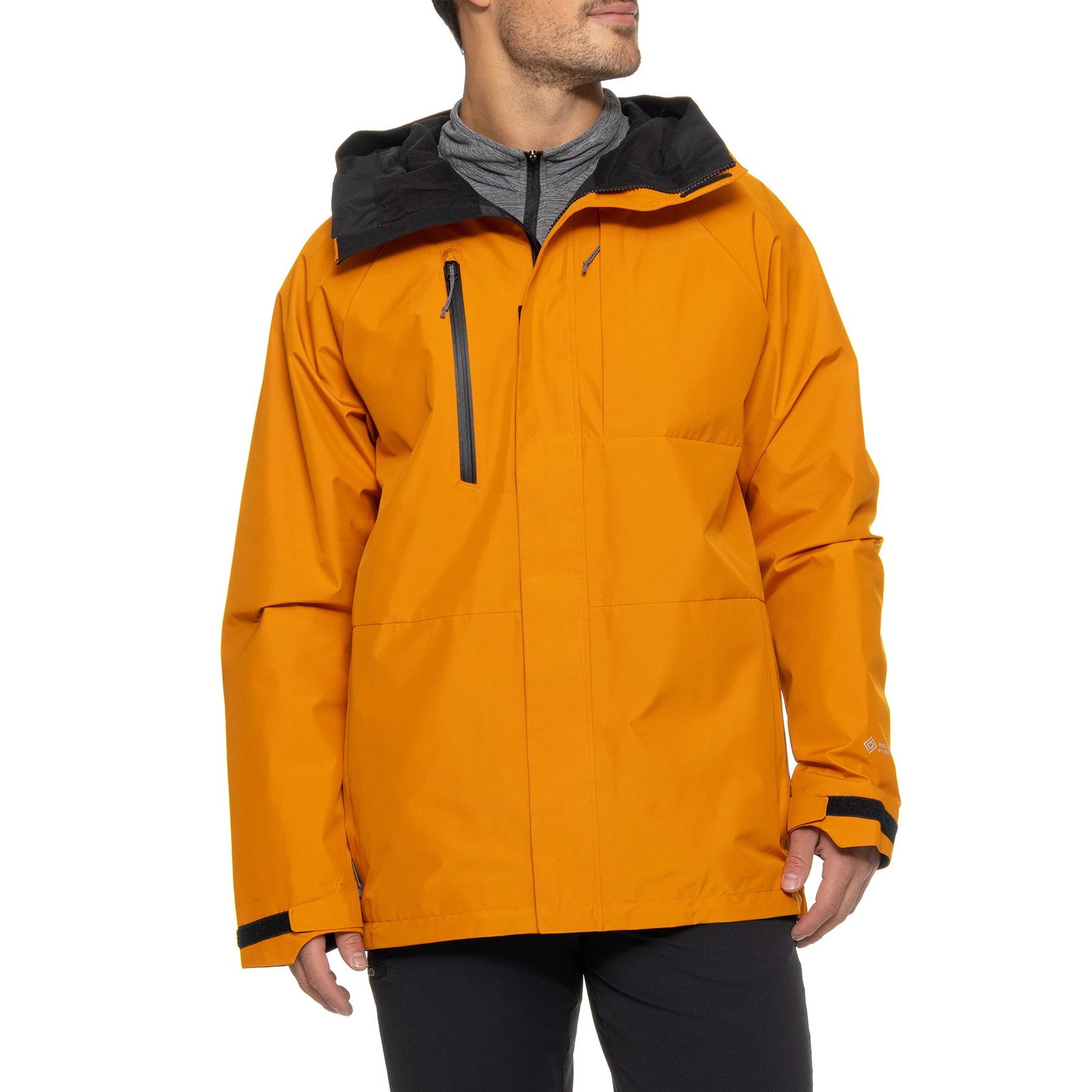 686 Gore-Tex® Windstopper® Fastlight Ski Jacket for Men | Copper Orange | Size Medium | Breathable Fabric