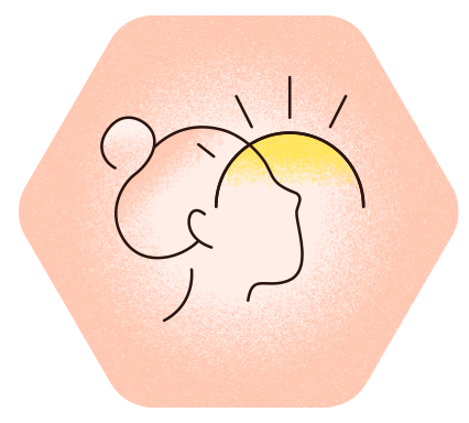 Symbol für Kopfschmerzen.