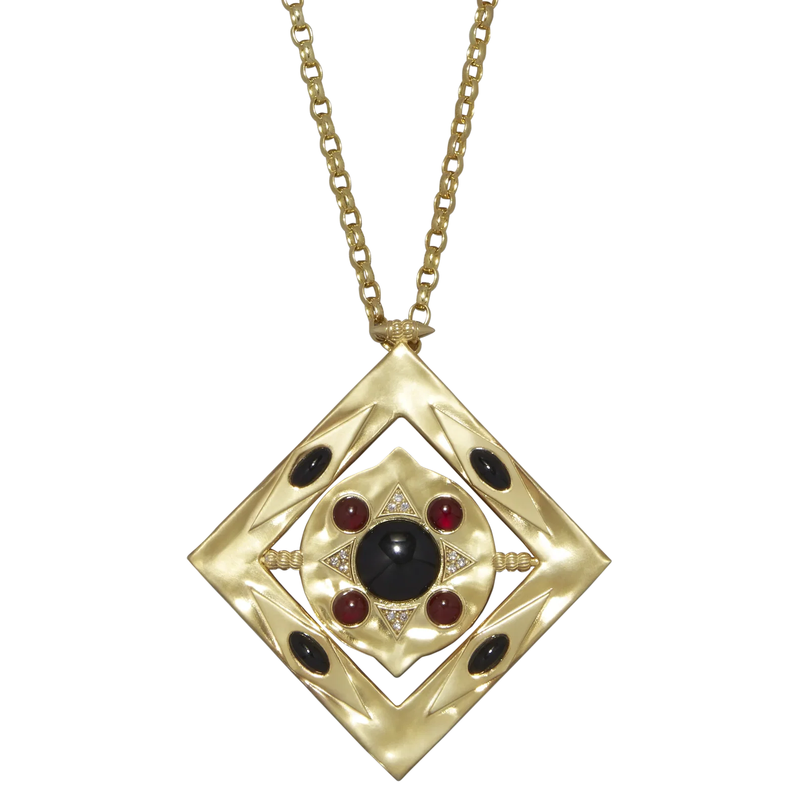 Image of Hathor Spinning Pendant Necklace