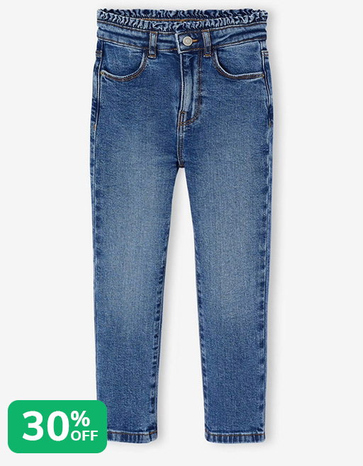 30% off Slim-fit jeans for girls - medium blue