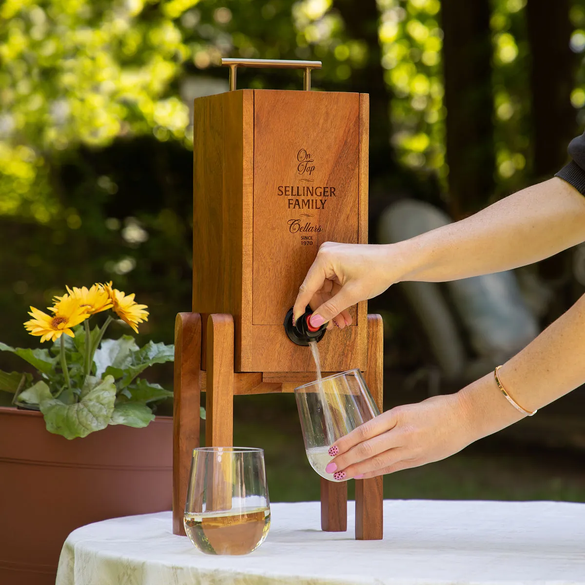 Personalized Box Wine Dispenser