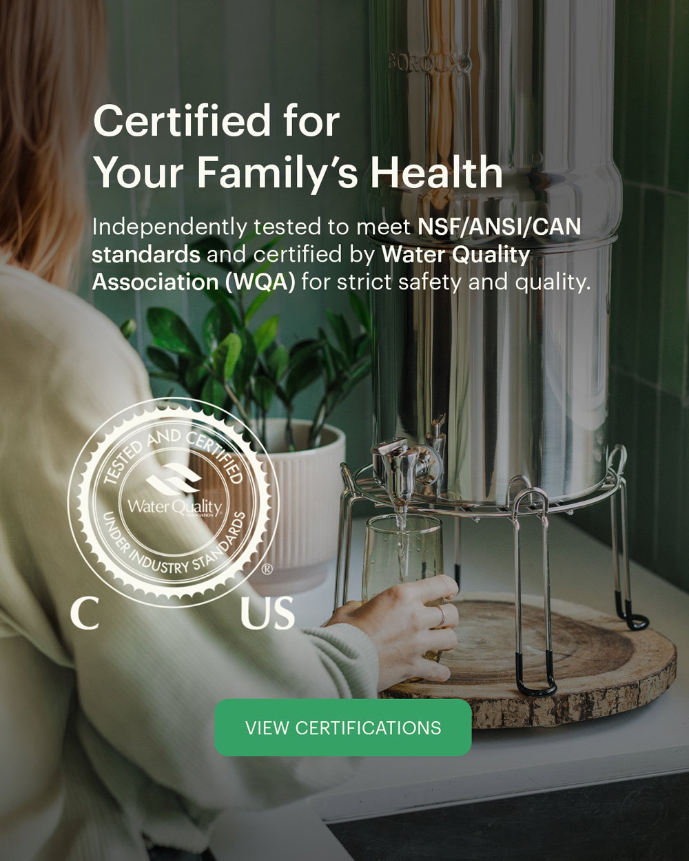 Certified for Your Family's Health