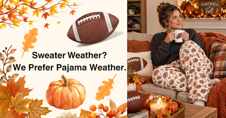 Fall favorite pajamas for the whole family.