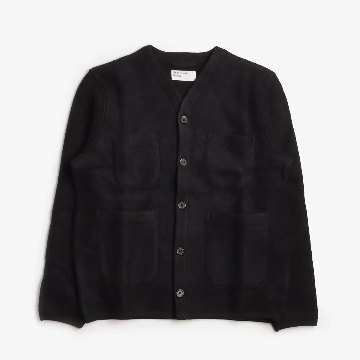 Universal Works Wool Fleece Cardigan at Urban Industry Store 