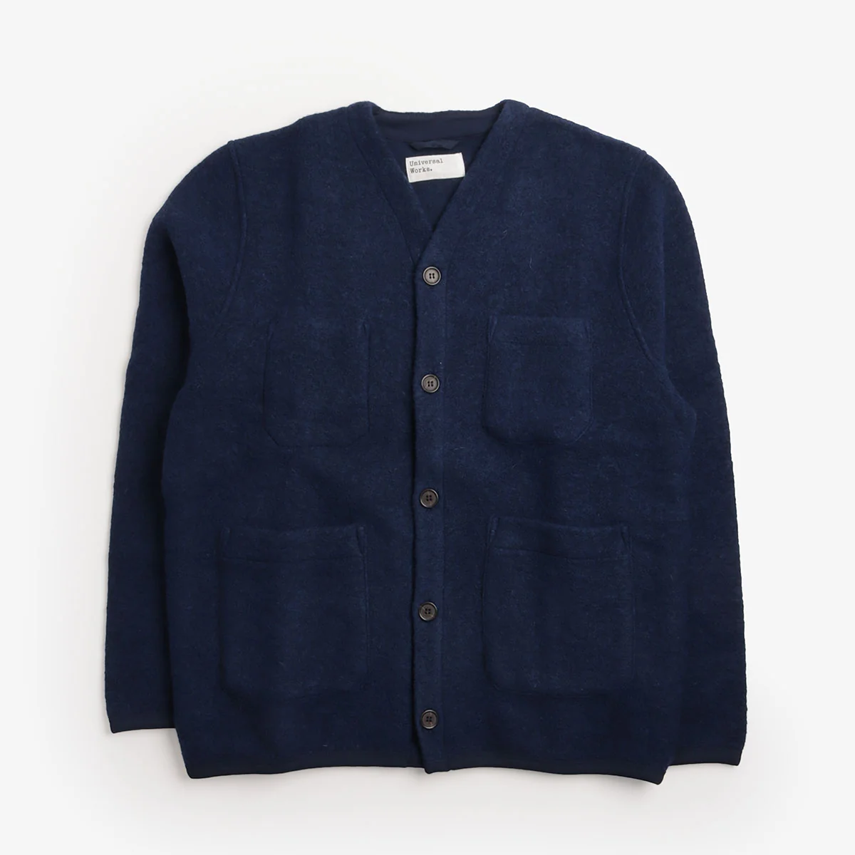 Universal Works Wool Fleece Cardigan at Urban Industry Store 