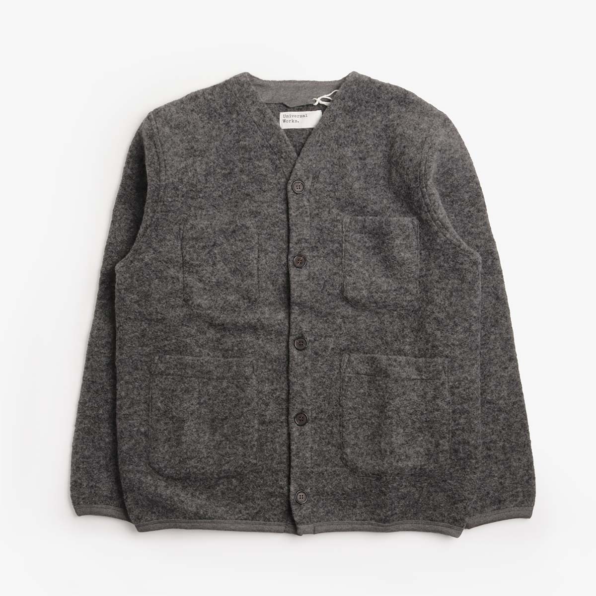 Universal Works Wool Fleece Cardigan at Urban Industry Store 