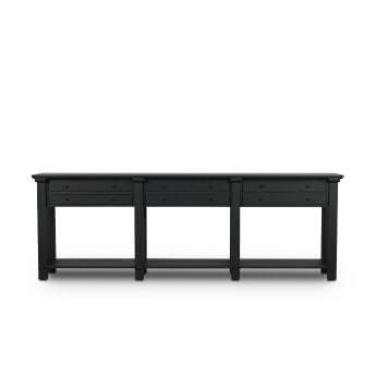 Gardendale Stained Black Oak Console Table