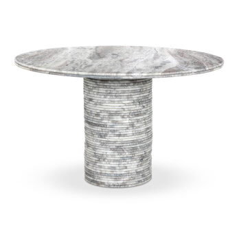 Reeves River Grey Marble Dining Table