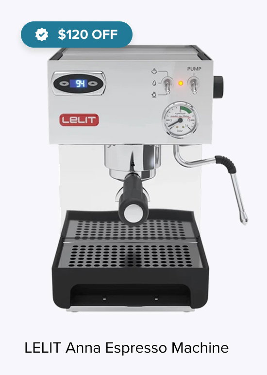 LELIT Anna Espresso Machine - $120 Off