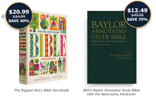 The Biggest Story Bible Storybook | NRSV Baylor Annotated Study Bible