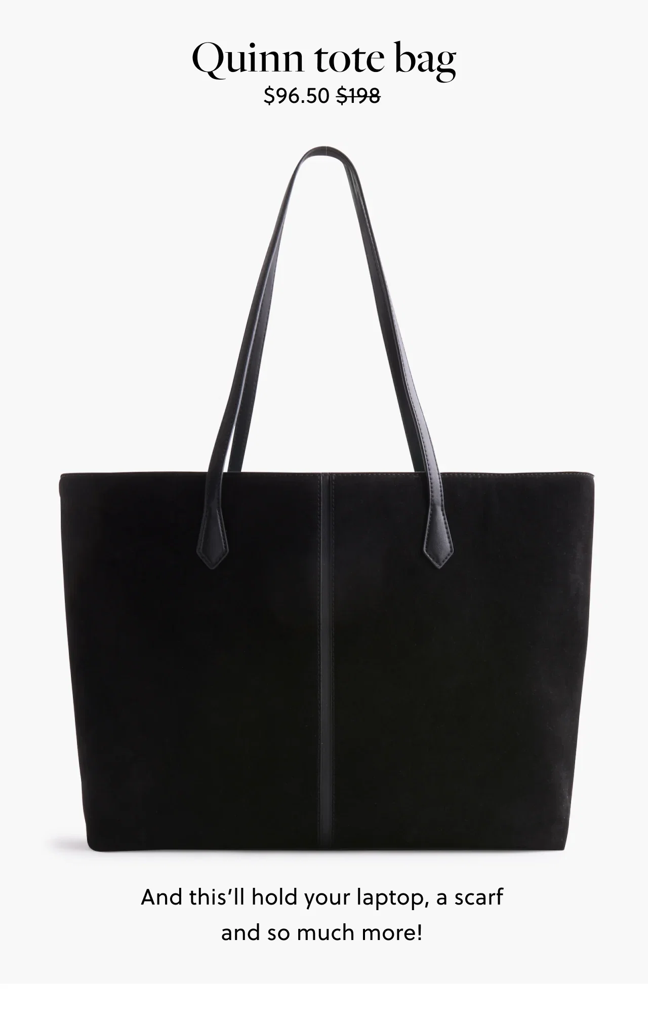 Quinn tote bag
