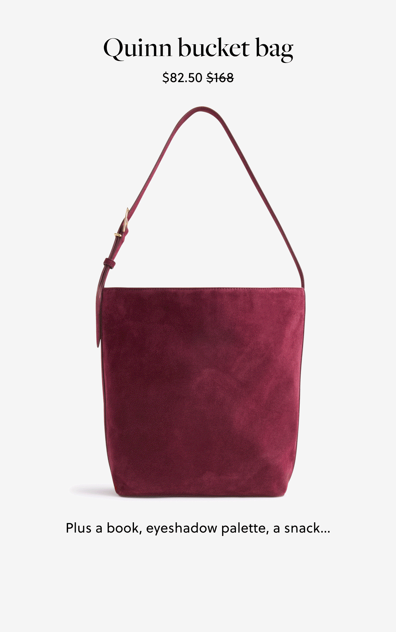 Quinn bucket bag