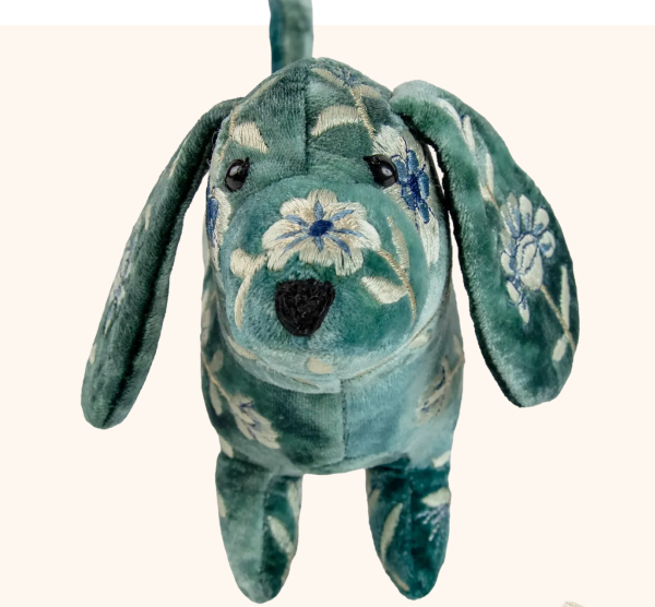 Anke Drechsel Silk Velvet Dachshund - Shaded Indigo