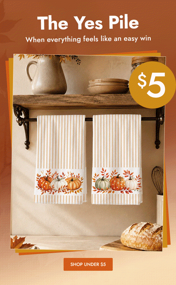 SHOP UNDER $5