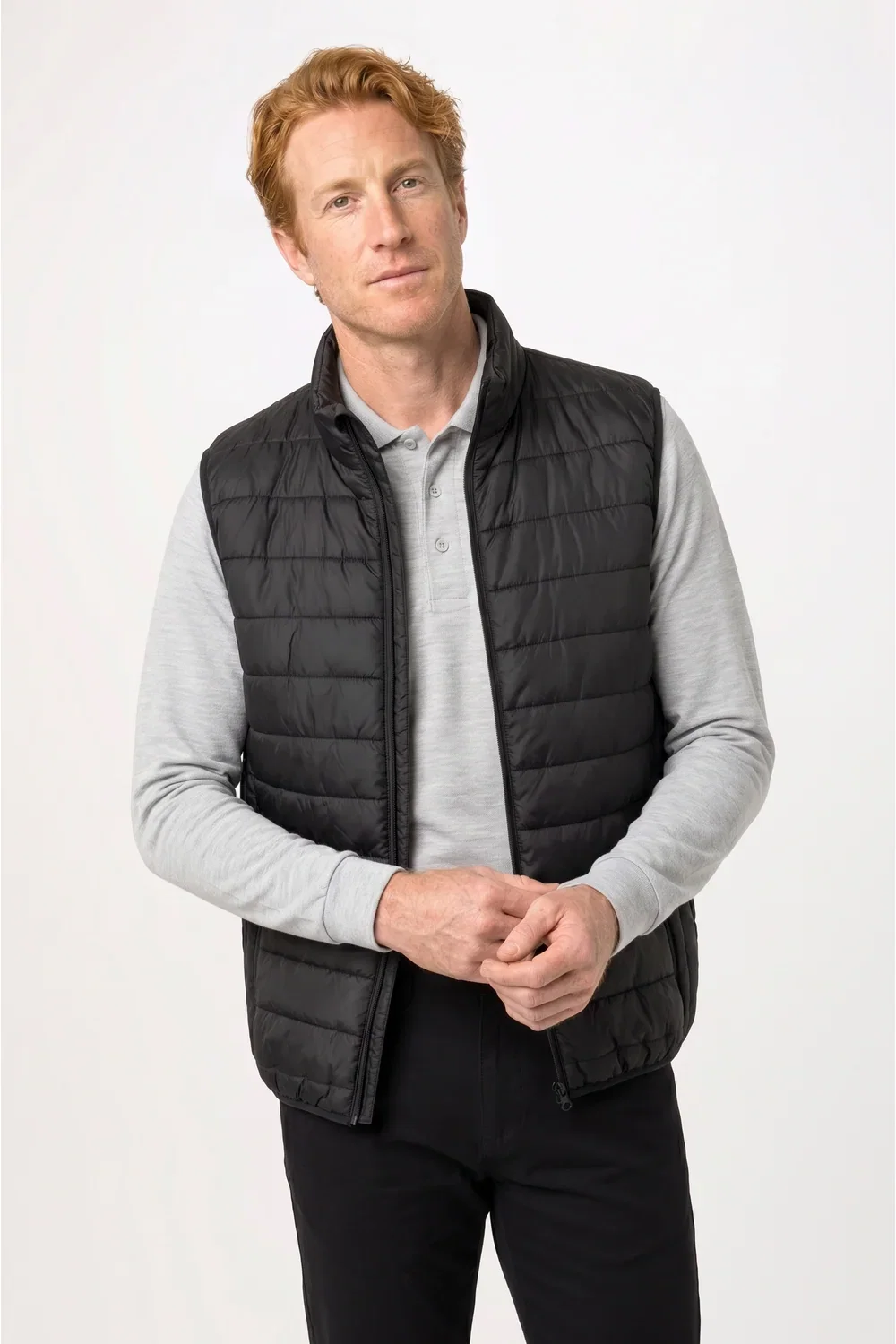 Image of Result Unisex Padded Bodywarmer Gilet, Black