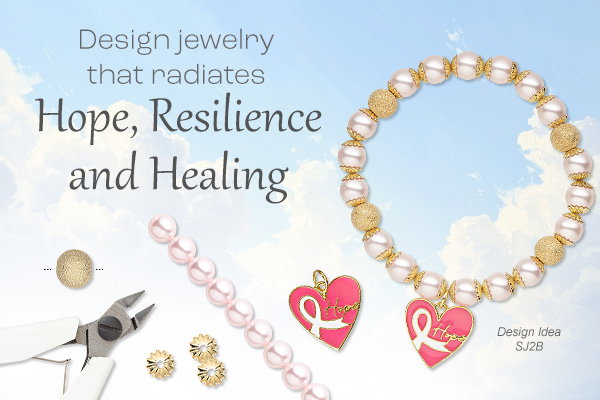 Design jewelry that radiates hope, resilience and healing
