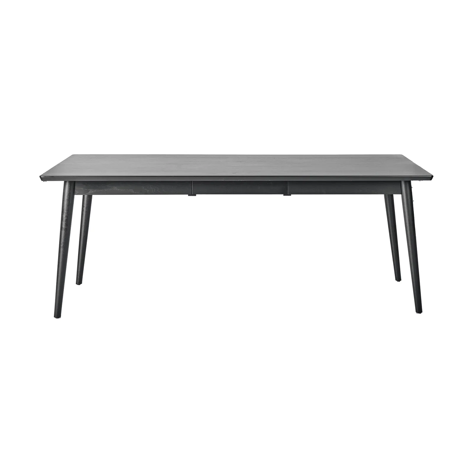 VIOR dining table 90x200 cm Black lacquered oak