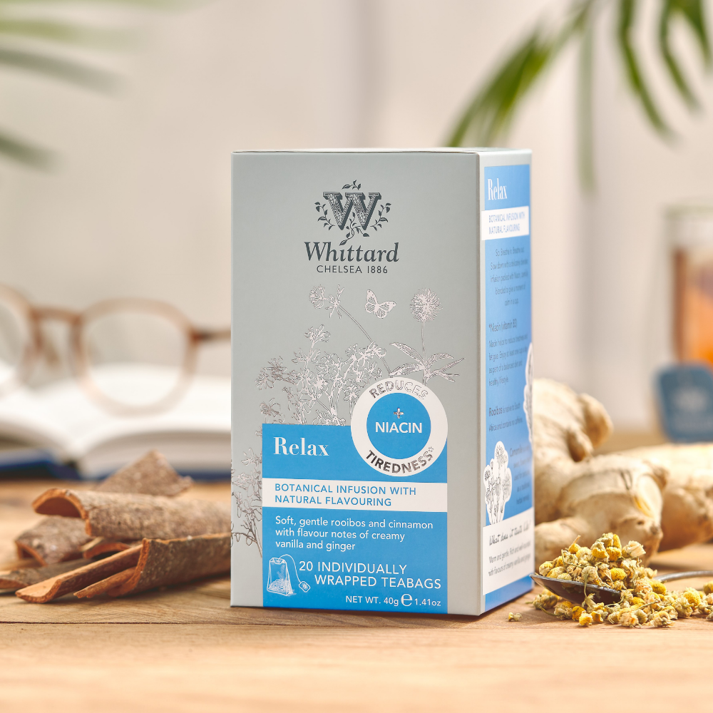 image of relax wellness infusion teabags