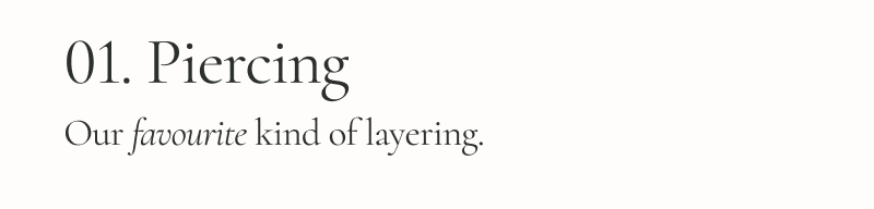 01. Piercing
