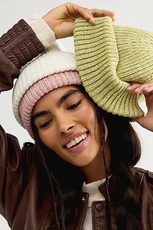 So Marled Cotton Beanie