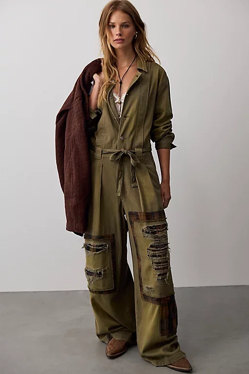 Patched Up Jumpsuit