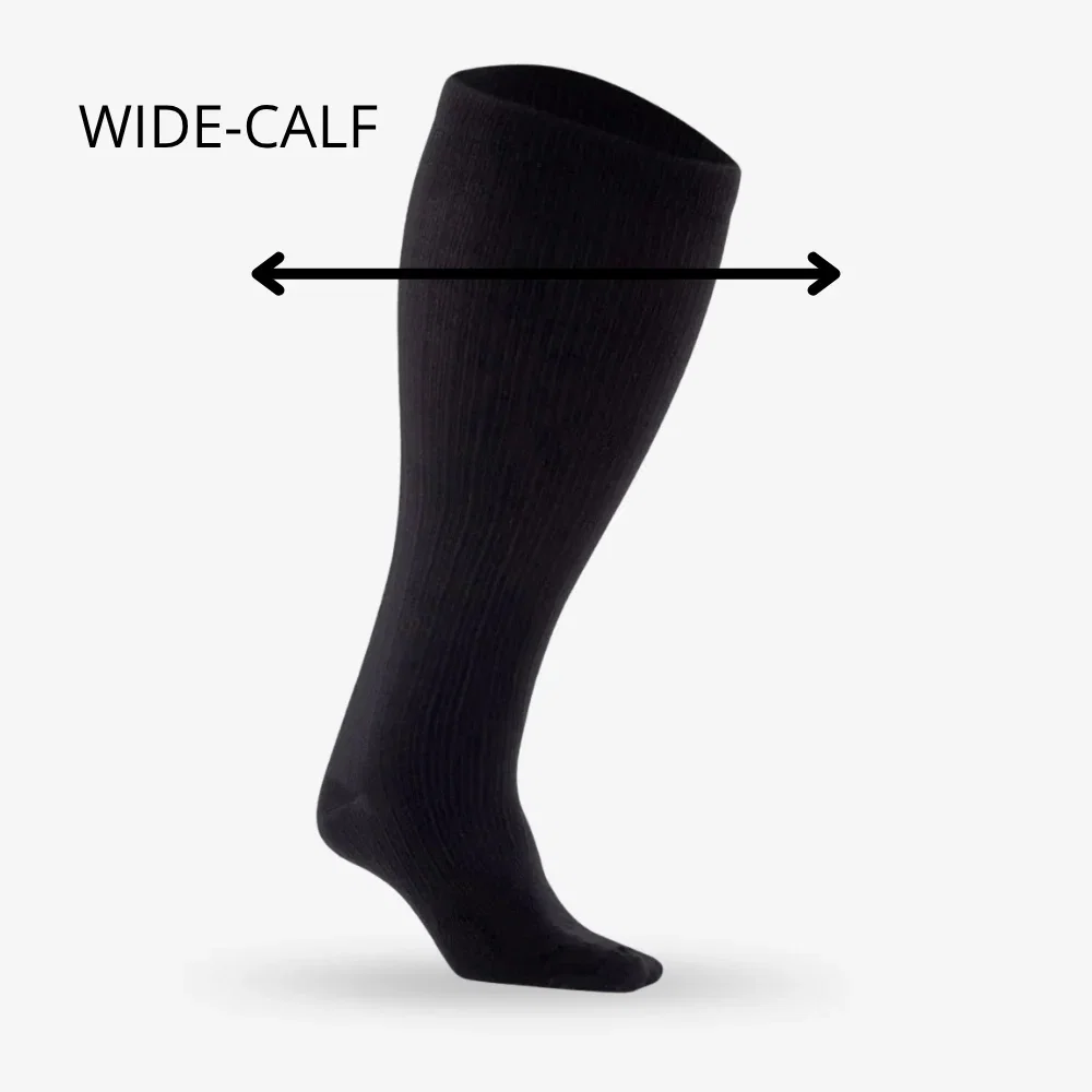 Marathon Wide-Calf, Black on Black